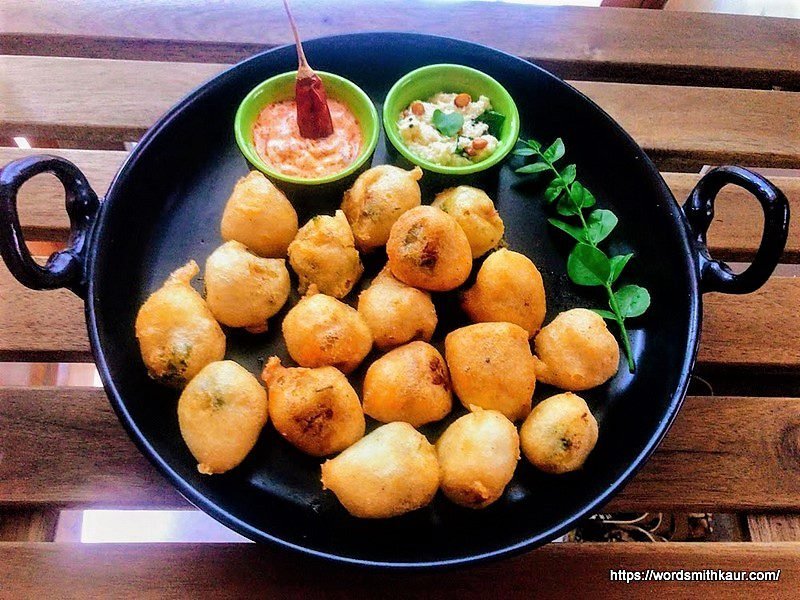 Holi Snack Recipe Crispy Aloo Bonda With Dosa Batter Wordsmith Kaur