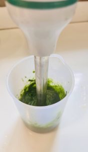 palak in blender