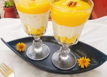 Mango yoghurt Pudding