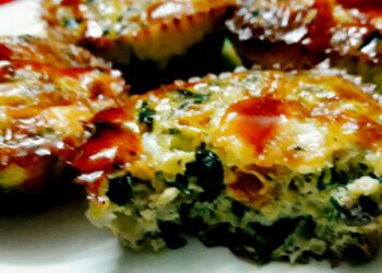 Kale Mushroom Quiche Cups