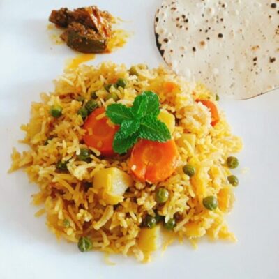 Tehri or Vegetable Pulao Recipe