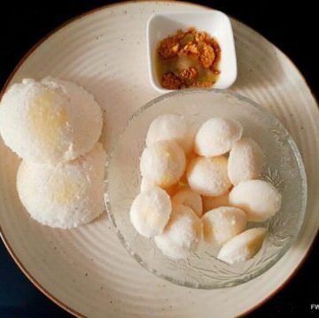 button idli with podi