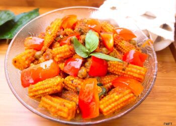 Baby Corn & Peas Curry