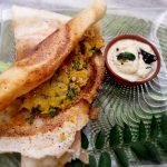 Sweet Potato Stuffed Dosa