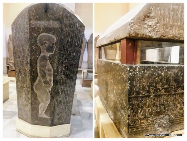 Stone sarcophagus