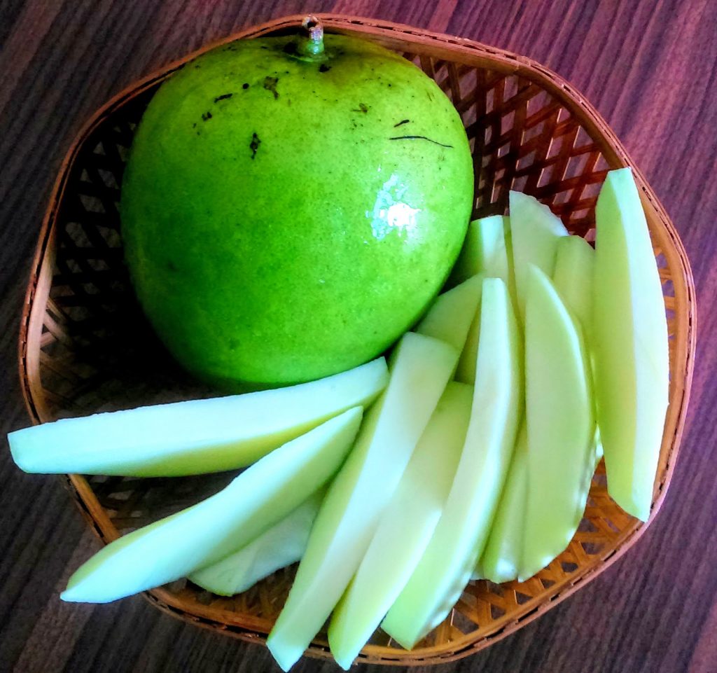 MangoKobbari Mammidikai or Coconut Mango BlogchatterA2Z