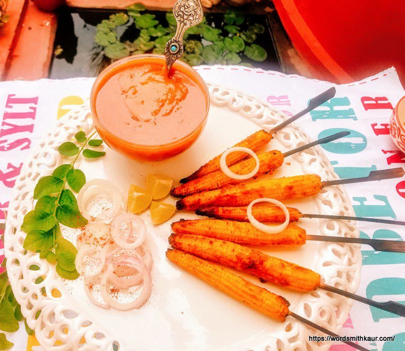 Baby Corn Satay recipe