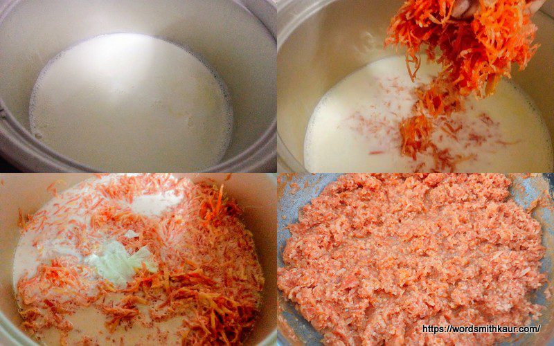 Gajar ka Halwa in Slow Cooker | Carrot Pudding