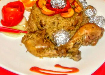 Chicken Dum Biryani with Coconut Milk