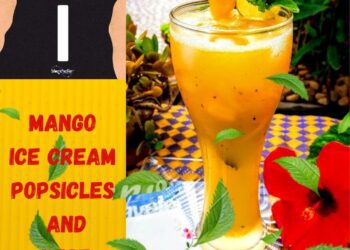 Mango Ice cream Popsicles Juice