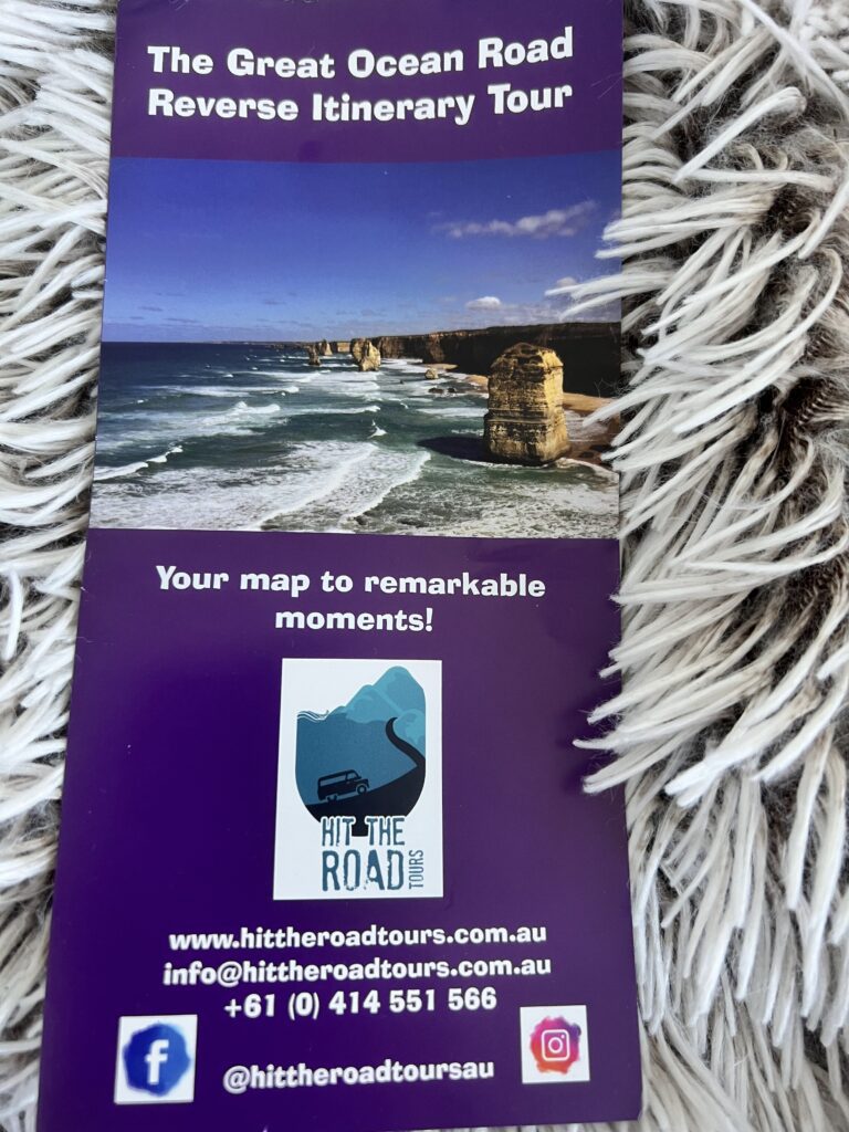 The Great Ocean Road reverse Itinerary Tour