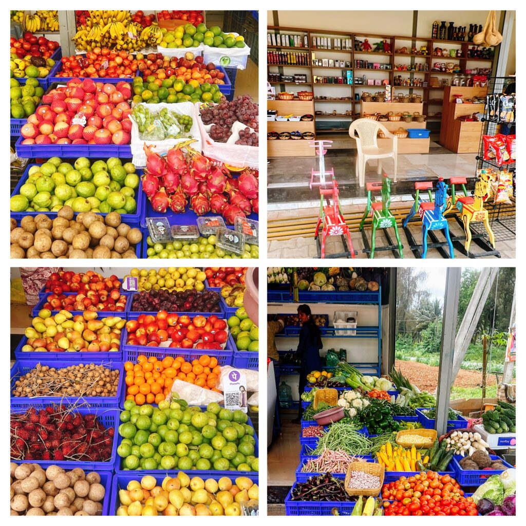 Highway shops enroute to Coorg