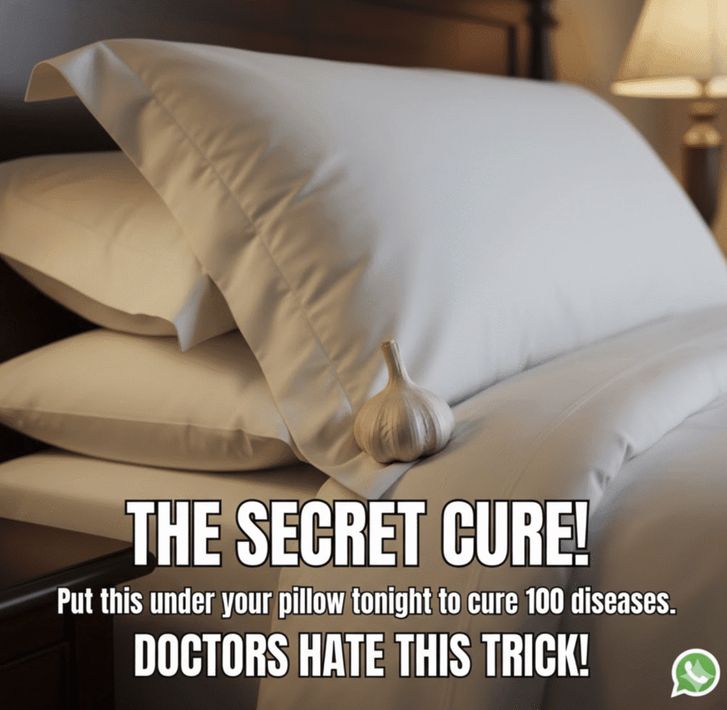 Garlic Under the Pillow Cures Many Diseases