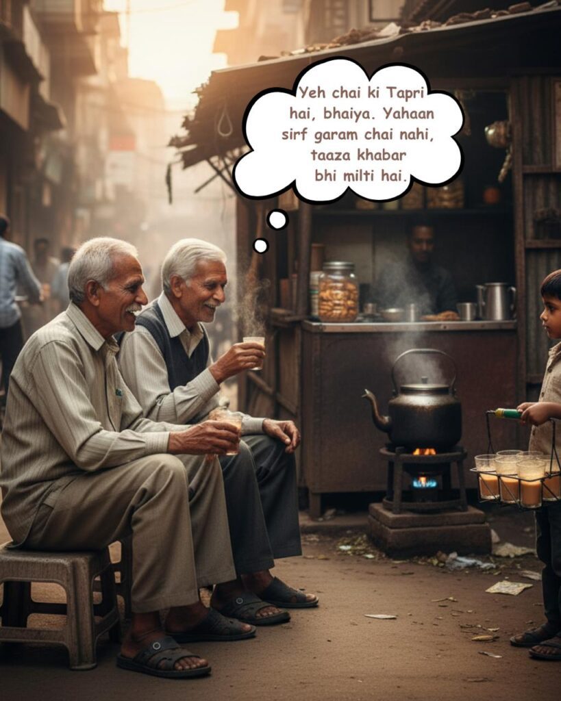 Chai Pe Charcha – Where Every Sip Spills a Secret at the tea stall