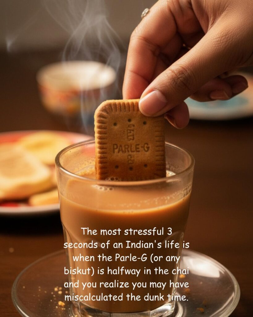 Chai pe Charcha with biskut dunked