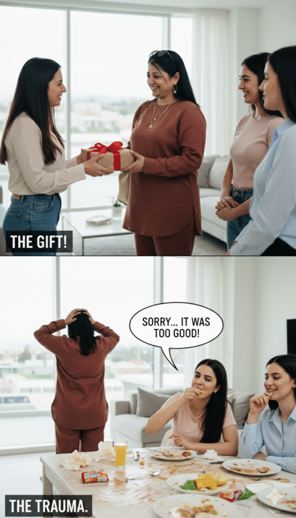 Good guests get gifts-Bad get Trauma