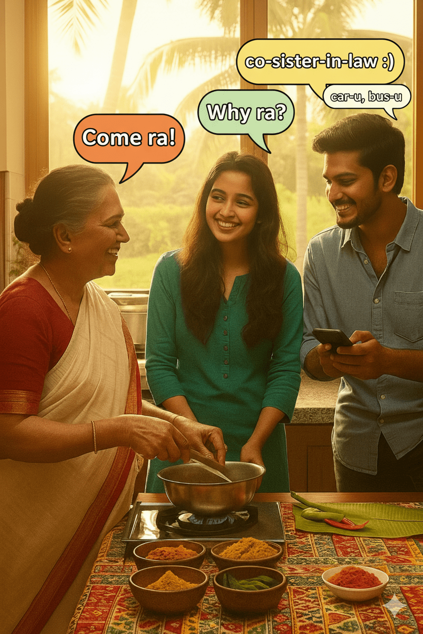 South Indian Telugu Tadka to English