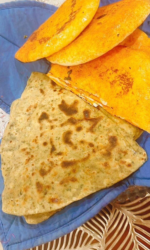 Ajwain wala Triangle Paratha