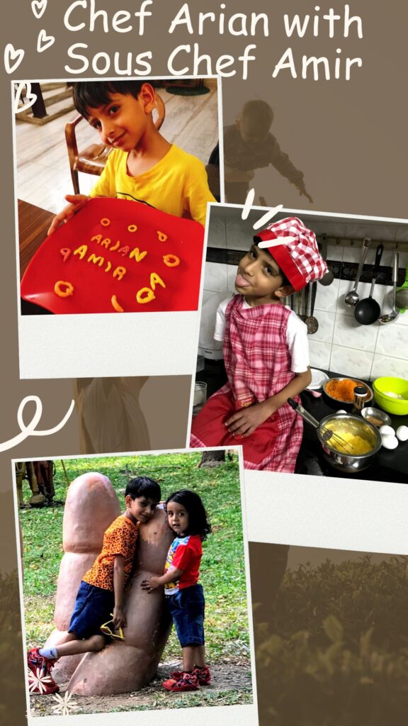 Chef Arian with Sous Chef Amir