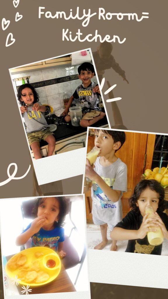 Kitchen was The family Room