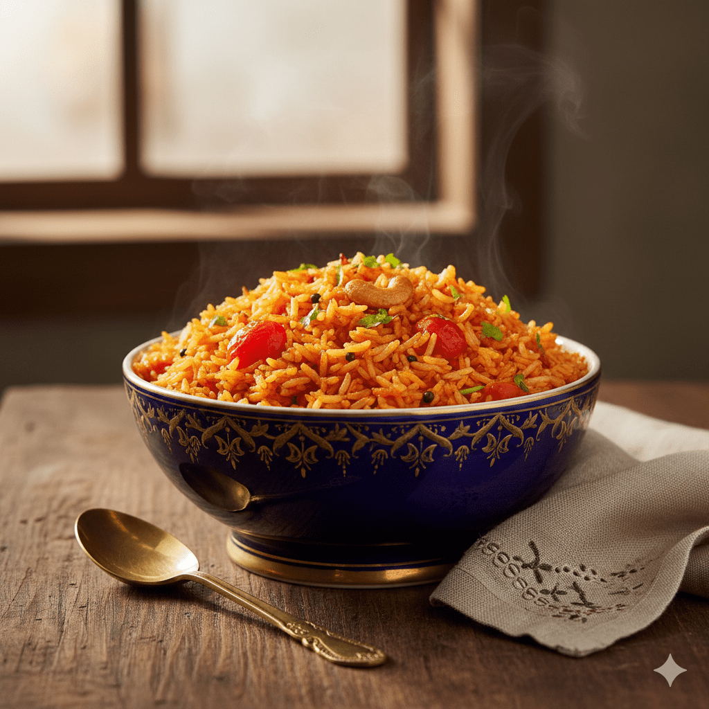 Tomato Rice-a favourite across thrree generations