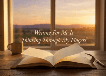 Writing to me is Thinking Through My Fingers