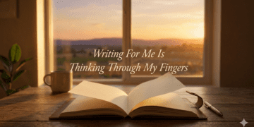 Writing to me is Thinking Through My Fingers