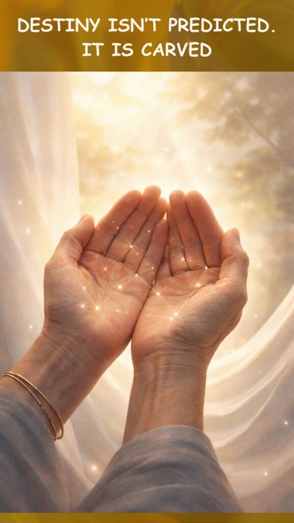 Destiny Isnt Predicted It is Carved