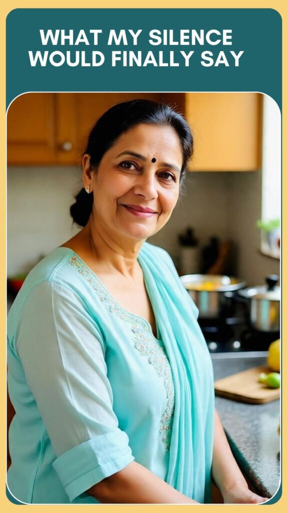 what my silence would finally say