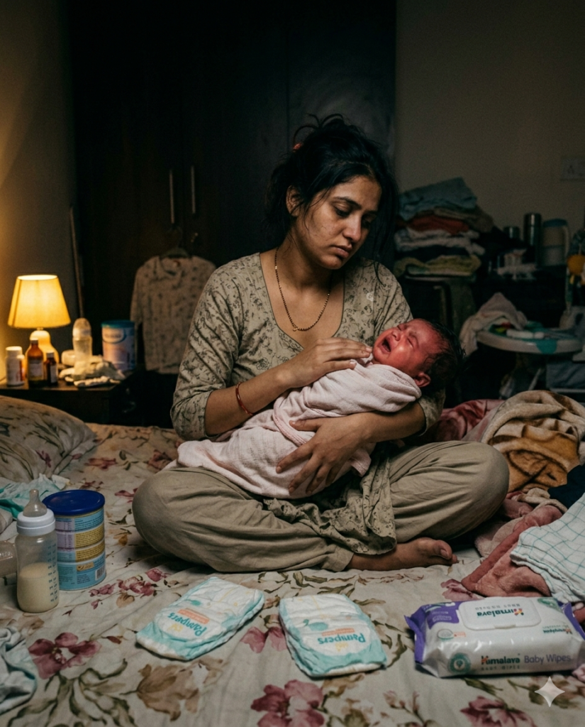 Glorified motherhood compared to stark reality