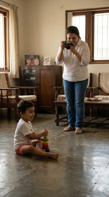 Borrowed camera to capture my kids pics