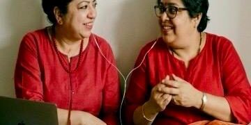 Kalpana and me — friends since Class 1. Some people simply stay