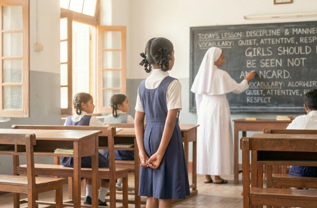 Girls should be seen not heard