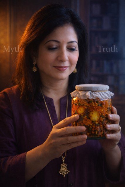 Myth of Truth----Do not touch pickle jar when you have your period