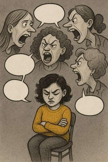 They all had something to say Directly to my face.